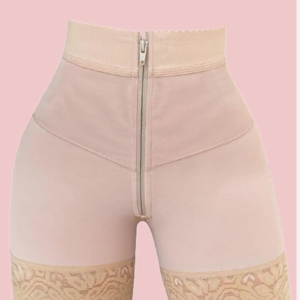 Internal Hooks Firm Compression Zipper Butt Lift Peahcy Shaper Shorts