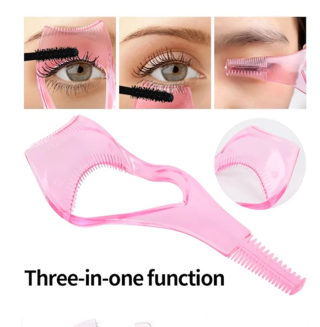 3in1 Eyelashes Tools Mascara Shield Applicator Guard