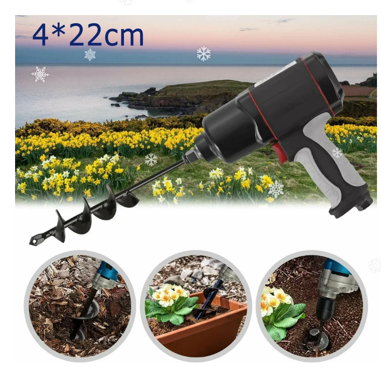 The Easy Gardening Auger Spiral Drill Bit