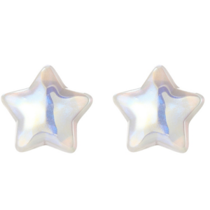 E2209-7 Colorful five-pointed star earrings and earrings jewelry