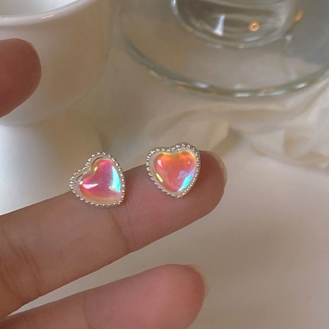 Shell double layer earrings with diamond earrings, color: EH1479