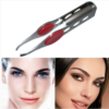 LED eyebrow clip with light, eyebrow tweezers, four-hole eyebrow pliers, makeup eyebrow clip, stainless steel beauty tools