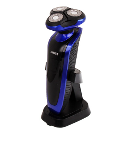 RSCX-8850 Floating Three-Blade Rotary Electric Shaver with Charging Stand