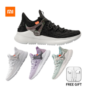 Xiaomi Youpin Men Sneakers Women Running Shoes Fashion Mesh Breathable Sport Flying Woven Shock Absorbing Couple Shoes Size35-44