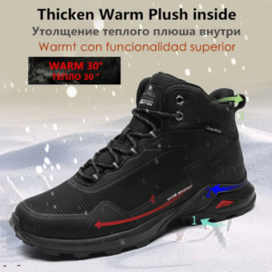 Xiaomi Youpin Winter Men Shoes Warm Thick Snow Boots Men High Quality Outdoor Waterproof Non-slip Trekking Hiking Male Sneakers