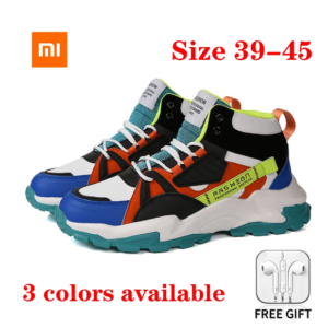 Xiaomi Youpin Men Sneakers Casual Shoes New Fashion Breathable Non-slip Anti-Odor Lace-up Sports Male Shoes Loafers Size 39-45