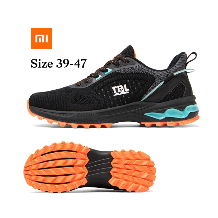 Xiaomi Youpin Trail Runing Shoes For Men New Anti Slip Walking Shoes Light Weight Mens Sneakers Big Size 39-47 Athletic Footwear