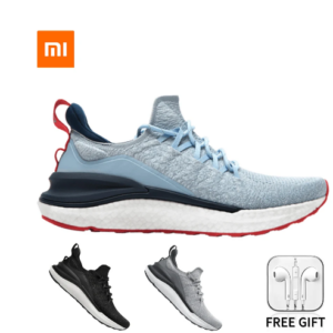 Original Xiaomi Mijia Sneakers 4 Men’s Outdoor Sports Uni-moulding 4D Fishbone Lock System Knitting Upper Running Shoes Men Gift