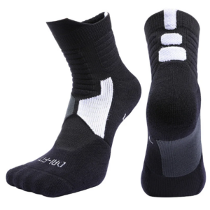 Big Size 31-48 Shoes Socks Antibacterial Basketball Socks Unisex 2022 Breathable Sports Elastic Socks Women Sneaker Socks 6pairs