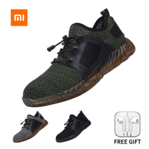 Xiaomi Youpin Sneakers Men And Women Outdoor Breathable Safety Work Shoes With Steel Toe Cap Puncture-Proof Big Size 39-45