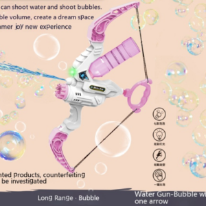 Douyin’s popular bubble bow and arrow water gun two-in-one electric light bubble machine children’s handheld outdoor water toy