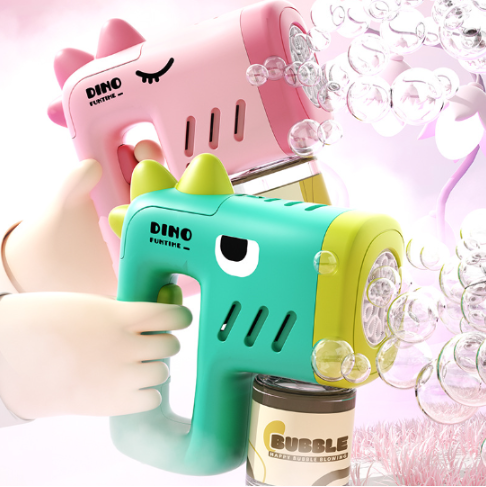 Cross-border Douyin hot-selling bubble machine children's Internet celebrity fully automatic Gatling toy manufacturer direct sales e-commerce pac