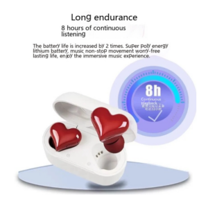 Japan’s popular heartbuds heart-shaped headphones for loving girls in-ear wireless Bluetooth noise-cancelling headphones