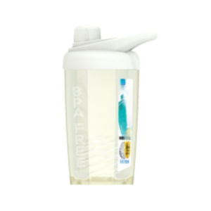 TC-1801 Milkshake Cup Plastic Fitness Sports Water Cup Shaking Cup, Colour: Beige