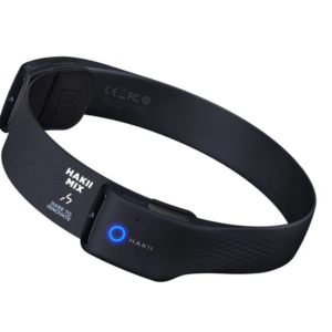 HAKII MIX Wearable Sport Headphone bluetooth Earphone Innovative Design Dual Noise Cancelling Mic 8h Battery Life Open Ear Smart Headband – Black