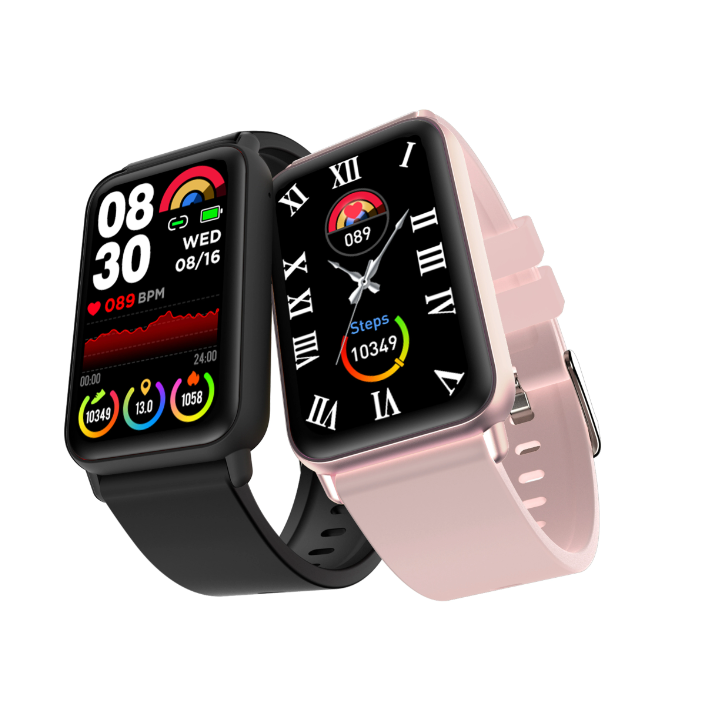 T98 1.57 inch bluetooth Call Non-invasive Blood Glucose Heart Rate Blood Pressure SpO2 Monitor Multi-sport Modes Music Playback IP68 Waterproof Smart