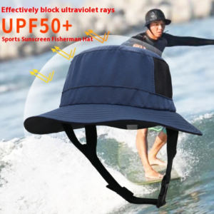 Cross-border popular wide-brim sun hat foldable hiking fishing hat for men and women UPF50+ surf sun protection fisherman hat