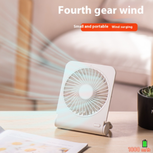 2024 Mini Small Fan USB Charging Cute and Convenient Student Desktop Lightweight Folding Silent Creative Fan