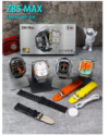 Z85 MAX Smart Watch Bluetooth Call Long Standby True Rate NFC IP68 Waterproof Three Watch Straps Watches for Men Women PK HK9pro