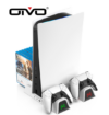 OIVO PS5 host multi-functional fan cooling base white PS5 handle dual charging storage disc rack