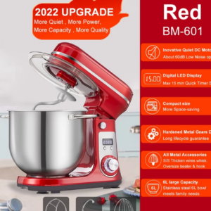 BioloMix 6L Stand Food Blender/Mixer With Stainless Steel Bowl