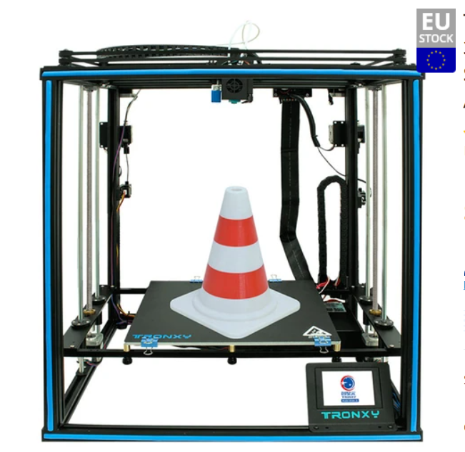 TRONXY X5SA-2E 24V 3D Printer 330 330 400mm Dual Titan Extruders Ultra-Silent Driver CoreXY Structure Dual Color Printing Auto Leveling