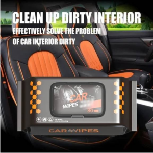 Car interior cleaning and polishing wipes（80 pcs/bag）