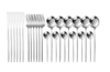 24-Piece Stainless Steel Cutlery Set, Serving for 6, Dinnerware Set, Mirror Polished, Dishwasher Safe