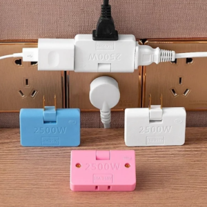 ( Promotion- BUY 3 GET 2 FREE )Rotatable Socket Converter One In Three 180 Degree Extension Plug