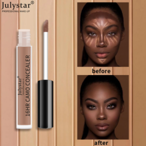 Julystar Concealer, waterproof, sweat-resistant, long-lasting concealer, concealer for acne marks, concealer liquid, concealer, concealer for dark cir