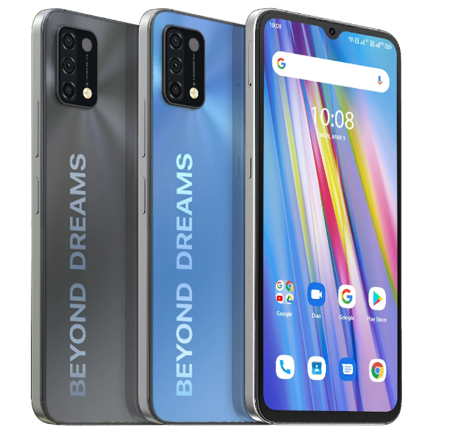 UMIDIGI A11 Global Version Android 11 Helio G25 5150mAh 3GB 64GB 16MP AI Triple Camera 6.53" Smartphone - Mist Blue EU Version