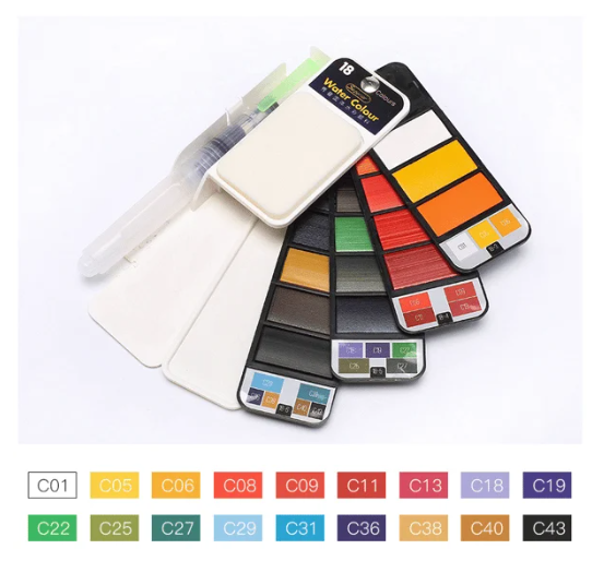 Handy Watercolor Travel Kit