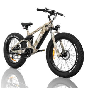 HIIMIWAY 48V 20AH Electric Bike Removable Battery 26″×4.8″ Fat Tire Mountain Electric Bike for Adults Electric ebike