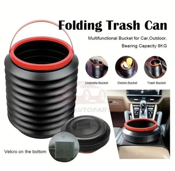 Portable Car Trash Bin - Foldable