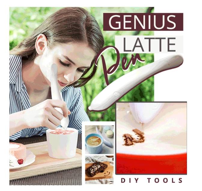 Coffee Carving Pens Genius-latte-pen