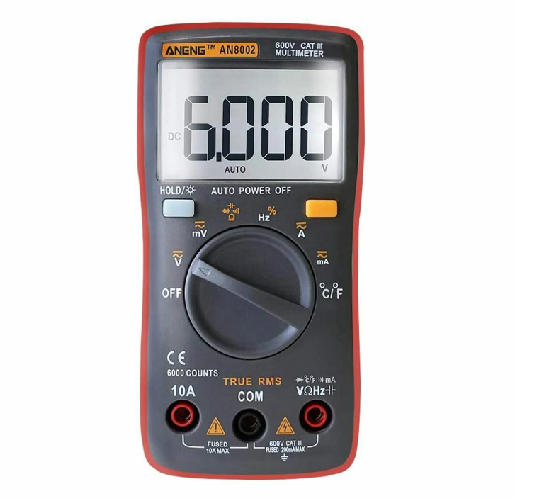 ANENG AN8002 Digital True RMS 6000 Counts Multimeter AC/DC Current Voltage Frequency Resistance Temperature Tester ℃/℉