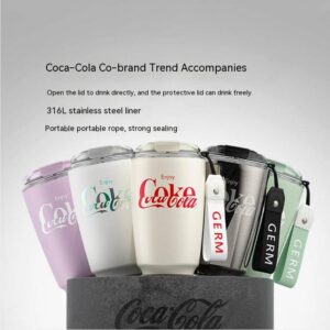 Youpin ✖  Cocacola 316 Stainless Steel Portable Coffee Thermos Cup 400ml