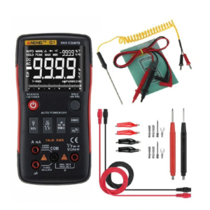 ANENG. Q19999 Counts True RMS Digital Multimeter AC DC Voltage Current Resistance Capacitance Temperature Tester Auto/Manual Raging with Analog Bar Gr