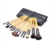 15 pieces/set of wood color makeup brush set powder makeup tools