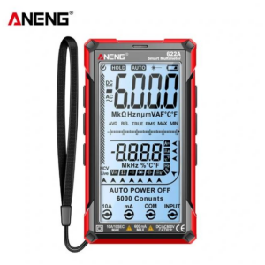 ANENG 622A Digital Smart Multimeter 10A Tester Meter Auto Range True RMS DC/AC 6000 Multitester With Laser Lamp Capacitance Ohm