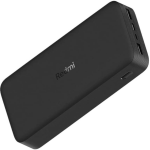 Redmi 20000mAh  Power Bank 74Wh 18W 3.6A Rapid Charging Dual USB Outputs for Two Devices at Once, microUSB & USB-C Input, Portable Travel Charger