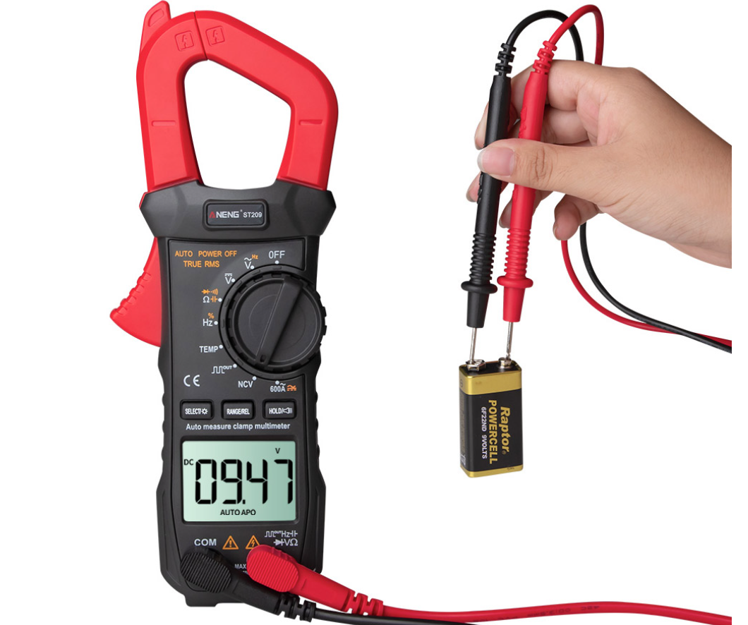 ANENG ST209 Digital Multimeter Clamp Meter 6000 Counts True RMS Amp DC/AC Current Clamp Tester Meters Voltmeter Auto Ranging