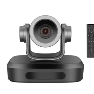 GUCEE G07-4K10X Webcam, 4K HD 10x Optical Zoom Auto Focus Built-in Microphone – Black, EU Plug