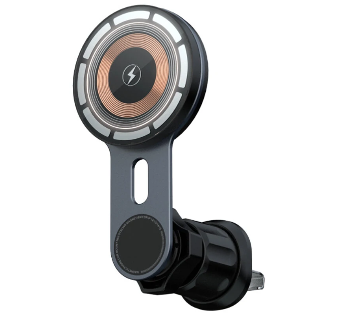 iFORCE M8 Magnetic Car Cordless Charger Mount Air Outlet Car Charger with Atmosphere Lighting 360-Degree Rotation
