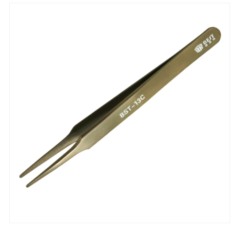 Super fine colored eyebrow tweezers