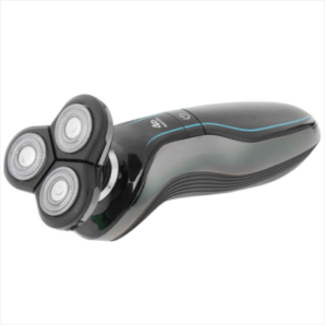 4D Rotary Wash Electric Shaver (Color: Black)