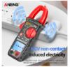 ANENG PN201 AC/DC Current Clamp Meter 600A Clamp Multimeter Current Resistance Capacitor Diode NCV Data Retention
