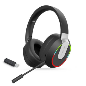 L850 Wireless Headset bluetooth Heaphone 40mm Drivers Deep Bass RGB Light Low Gaming Delay Retractable Head Beam 3.5mm Wired Heaphone with Mic