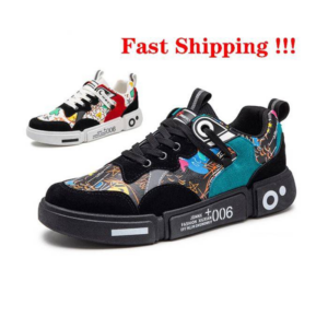 Youpin XIAOMI Men Platform Sneakers Casual Shoes Fashion Print Thick Bottom Lightweight Flat Soft Breathable Brand Running Shoes