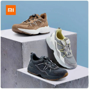 Xiaomi Youpin Sports And Leisure Shoes Automatic Rotary Buckle Splicing Rebound Shock Absorption Comfortable And Light Non-slip